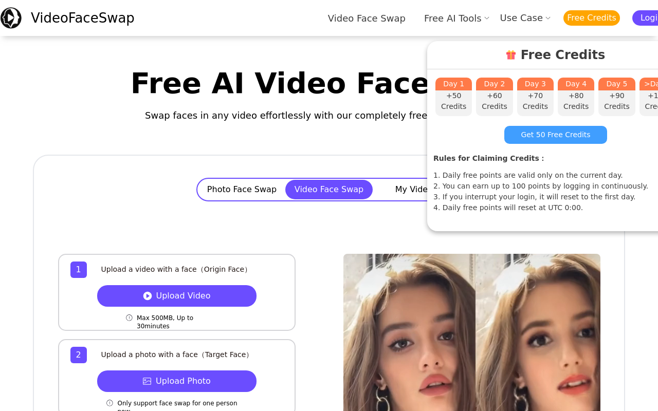 Video Face Swap