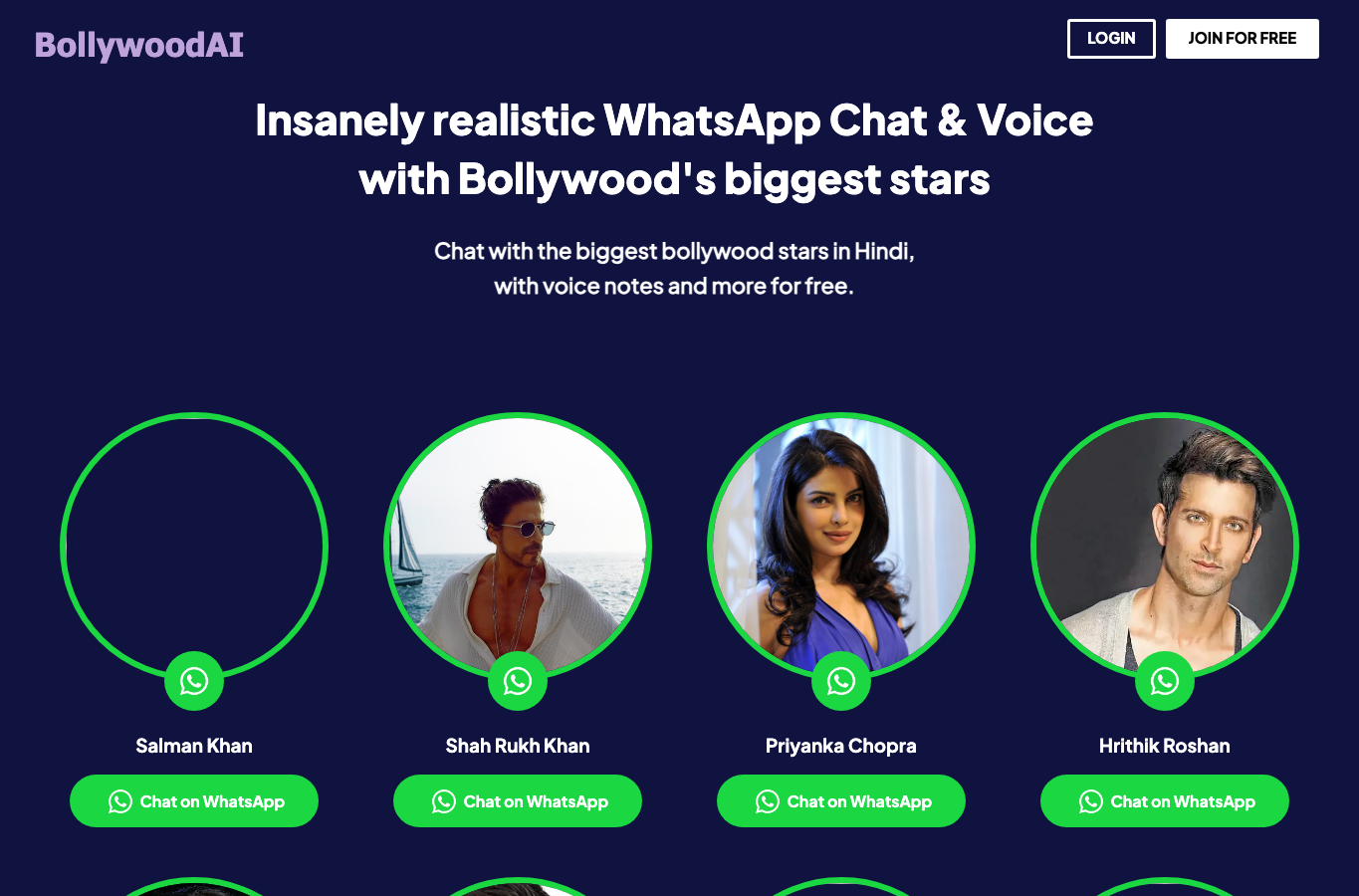 BollywoodAI - Hindi 'Voice AI