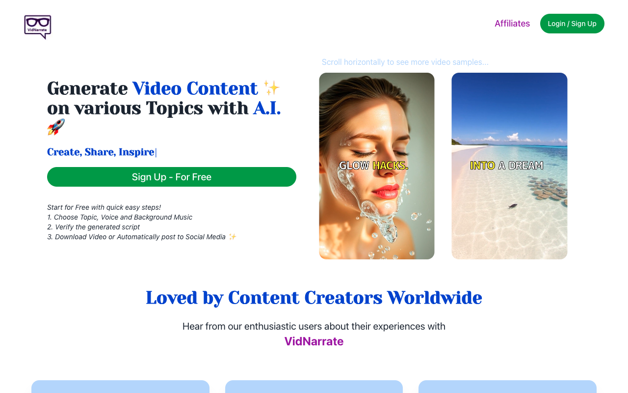 VidNarrate