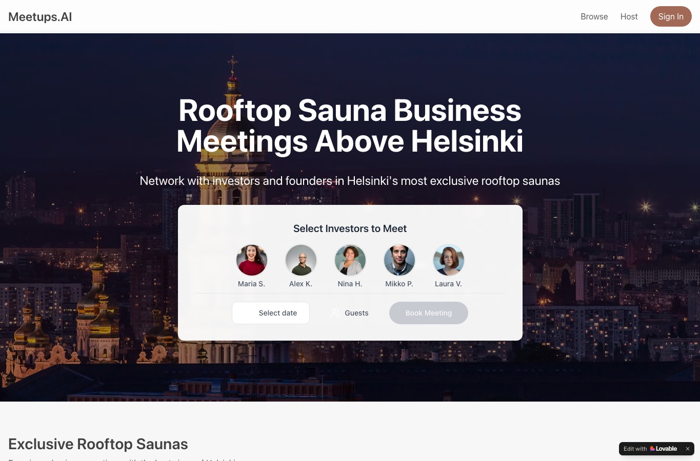 Meetups.AI