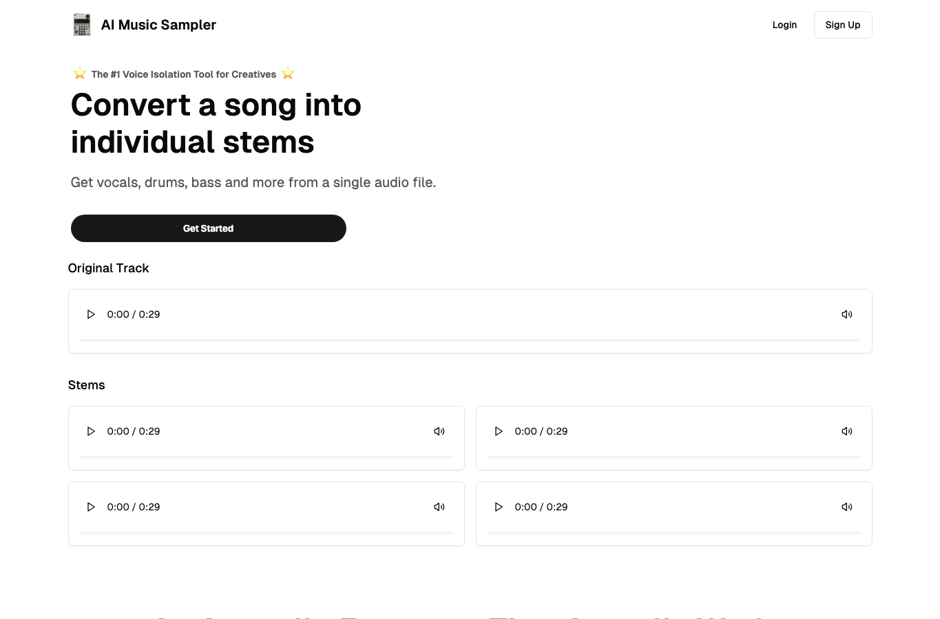 AI Music Sampler