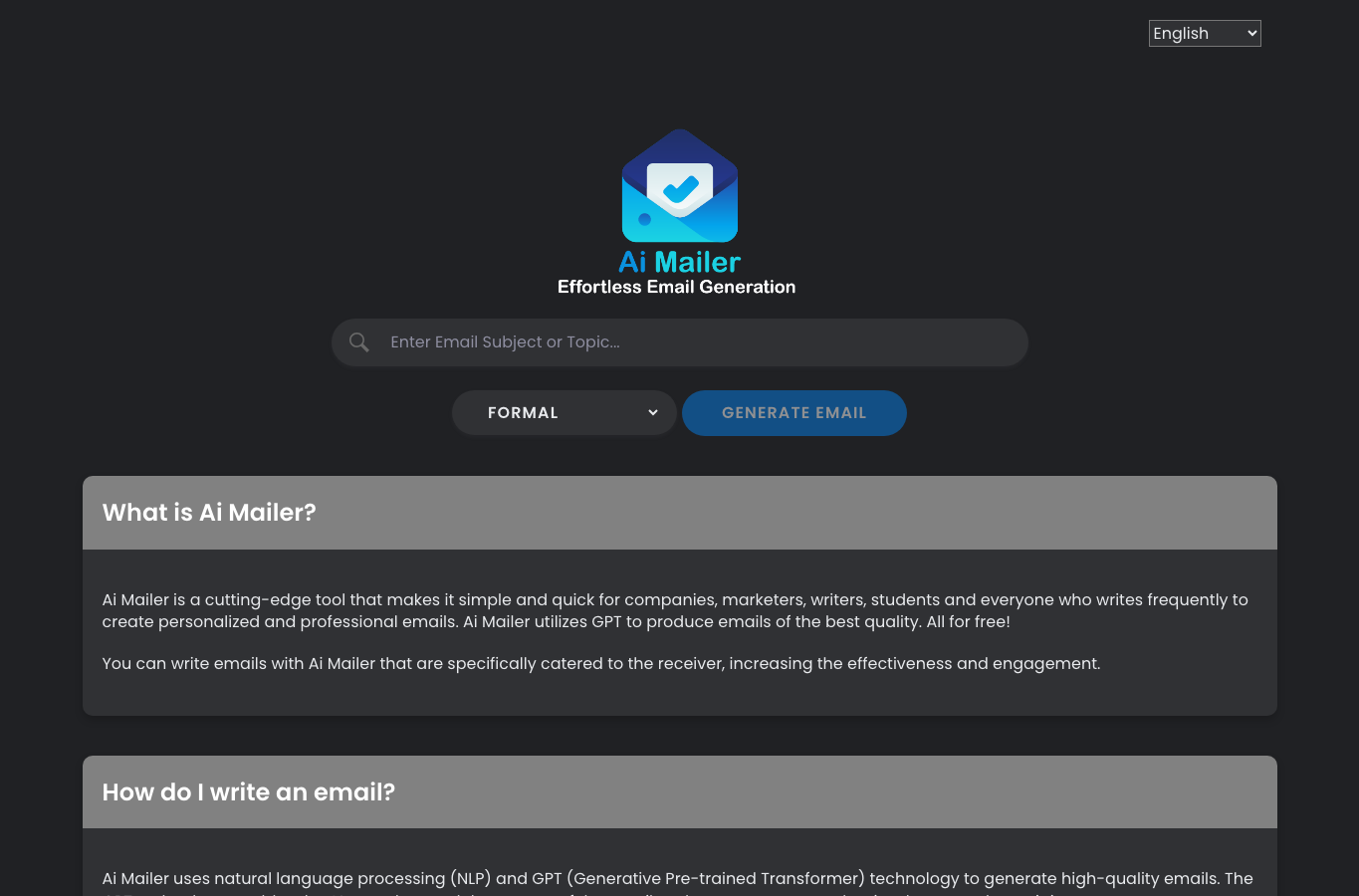 AI Mailer