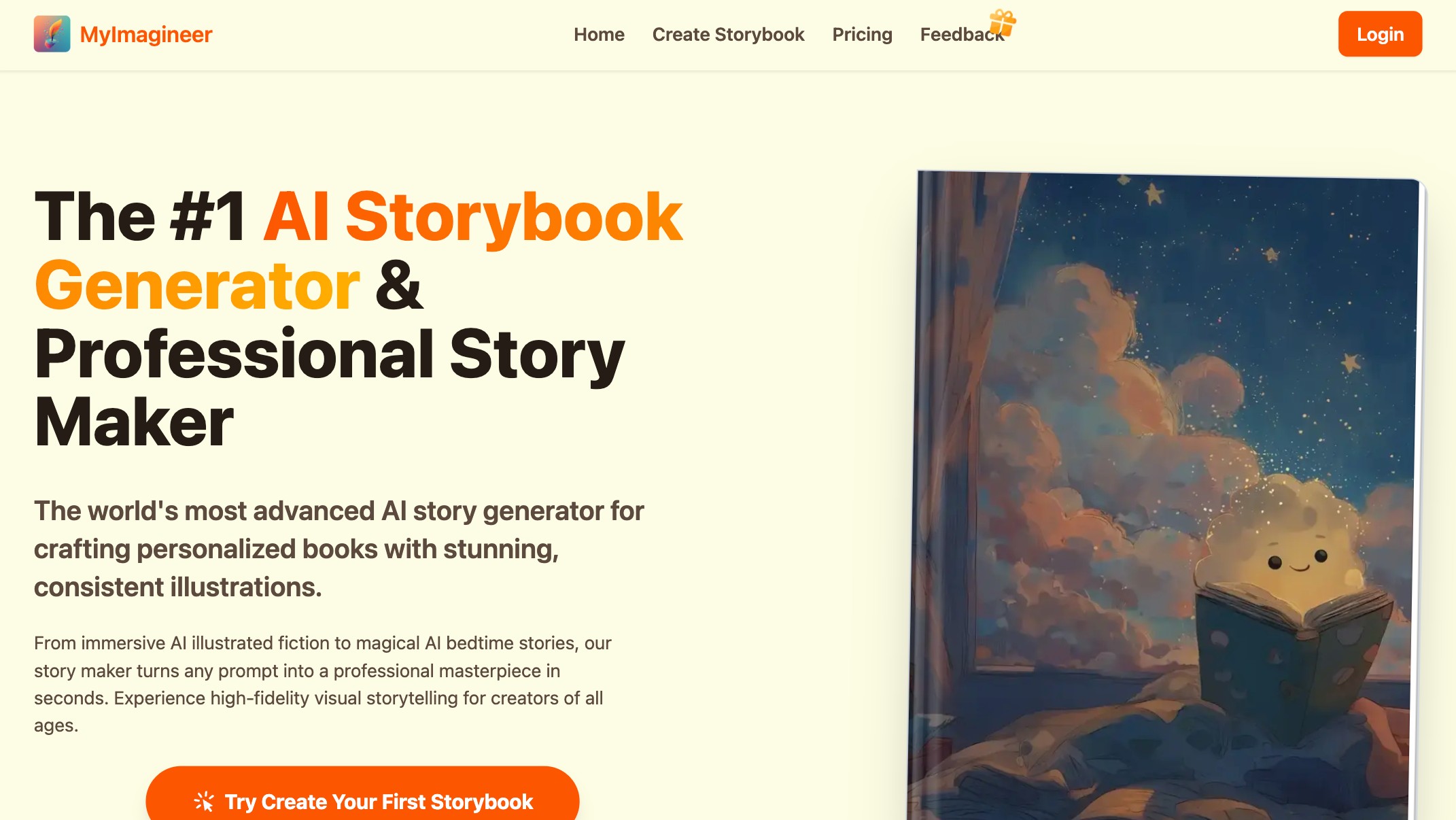 AI Storybook Maker | MyImagineer