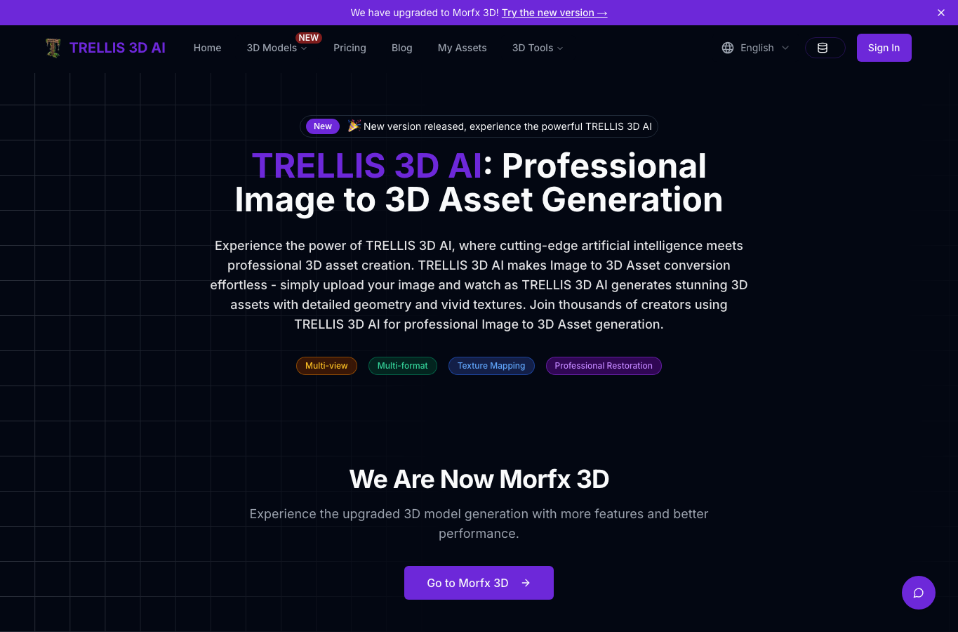 TRELLIS 3D AI