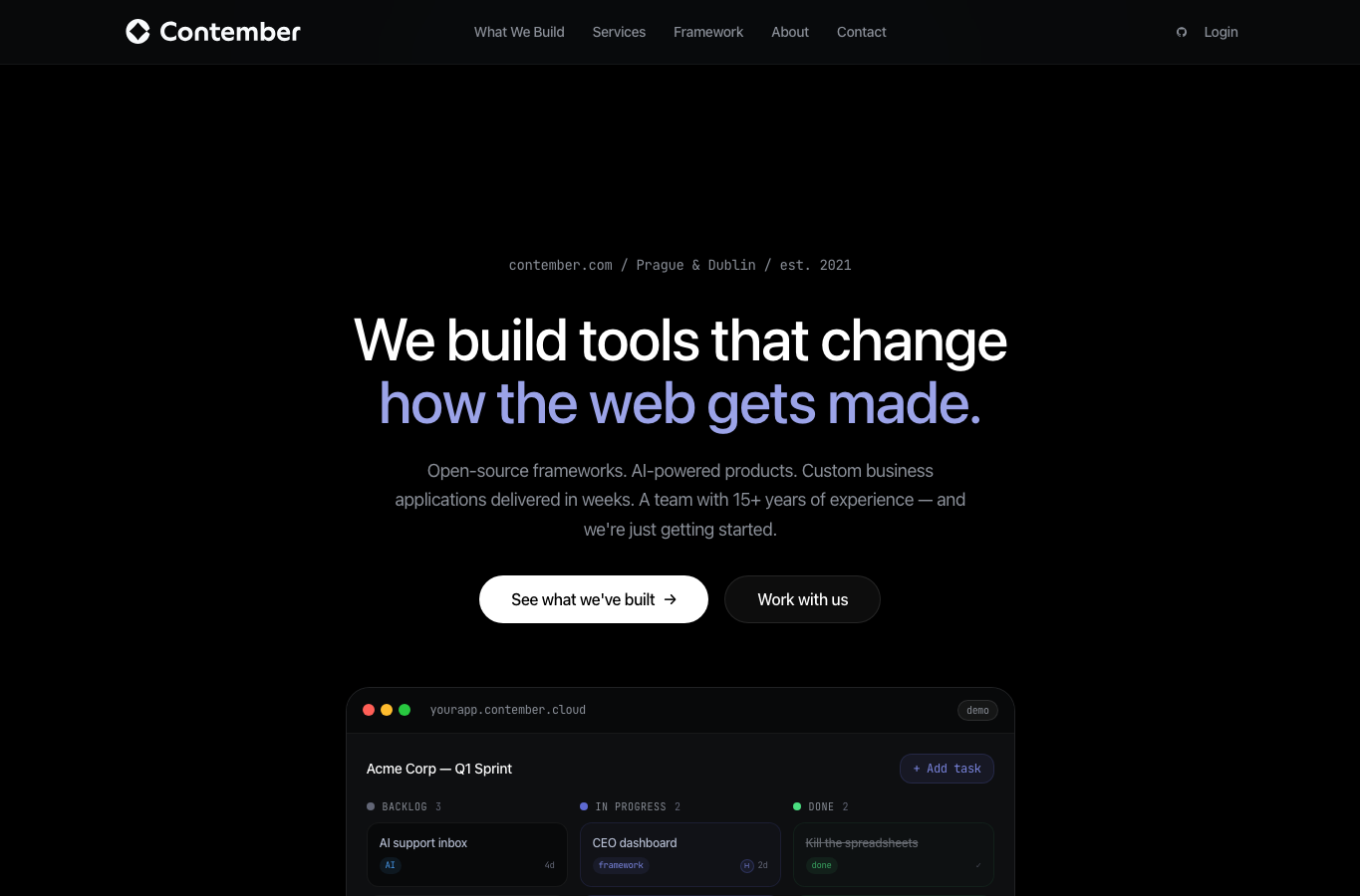 AI-assisted Contember Studio
