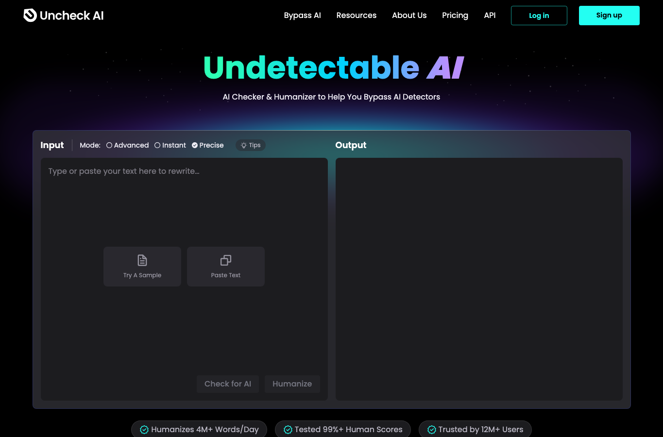 Uncheck AI