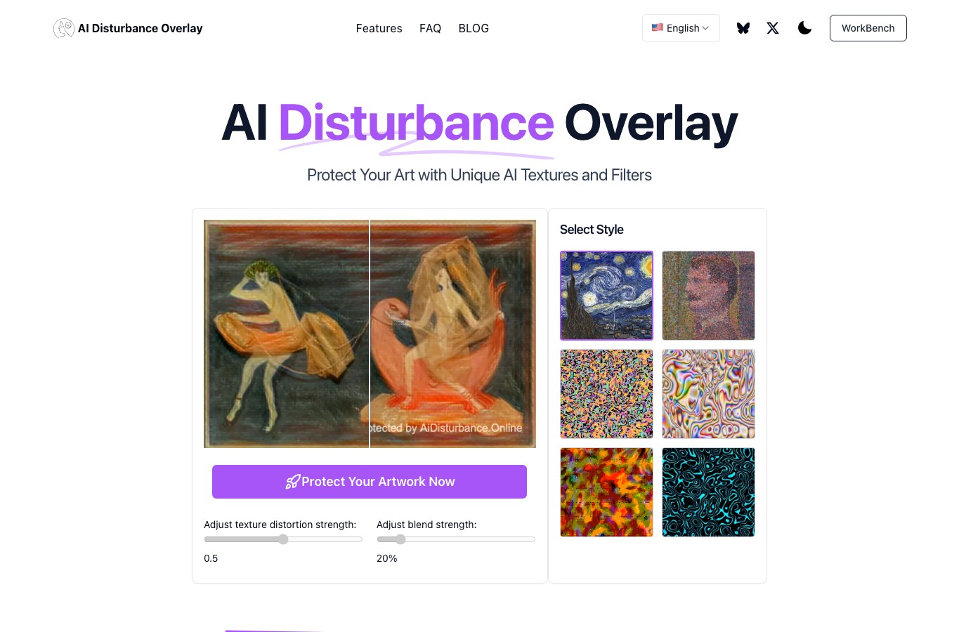AI Disturbance Overlay