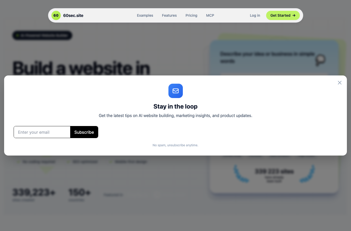 60sec.store: AI Landing Pages 4 Shopify