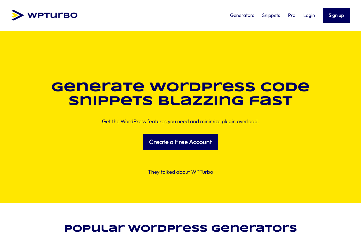 WPTurbo