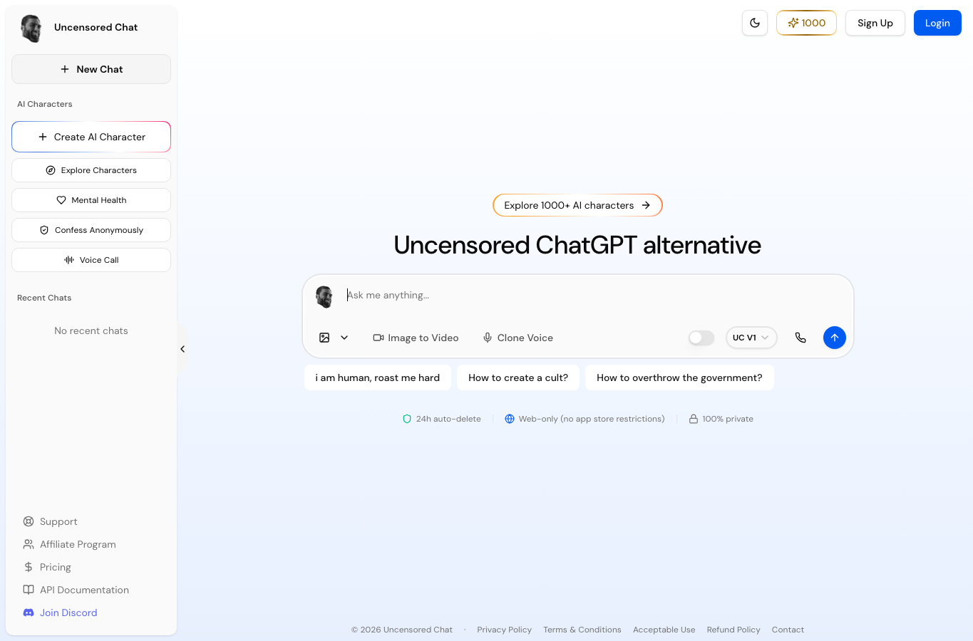 Uncensored Chat by ModelsLab
