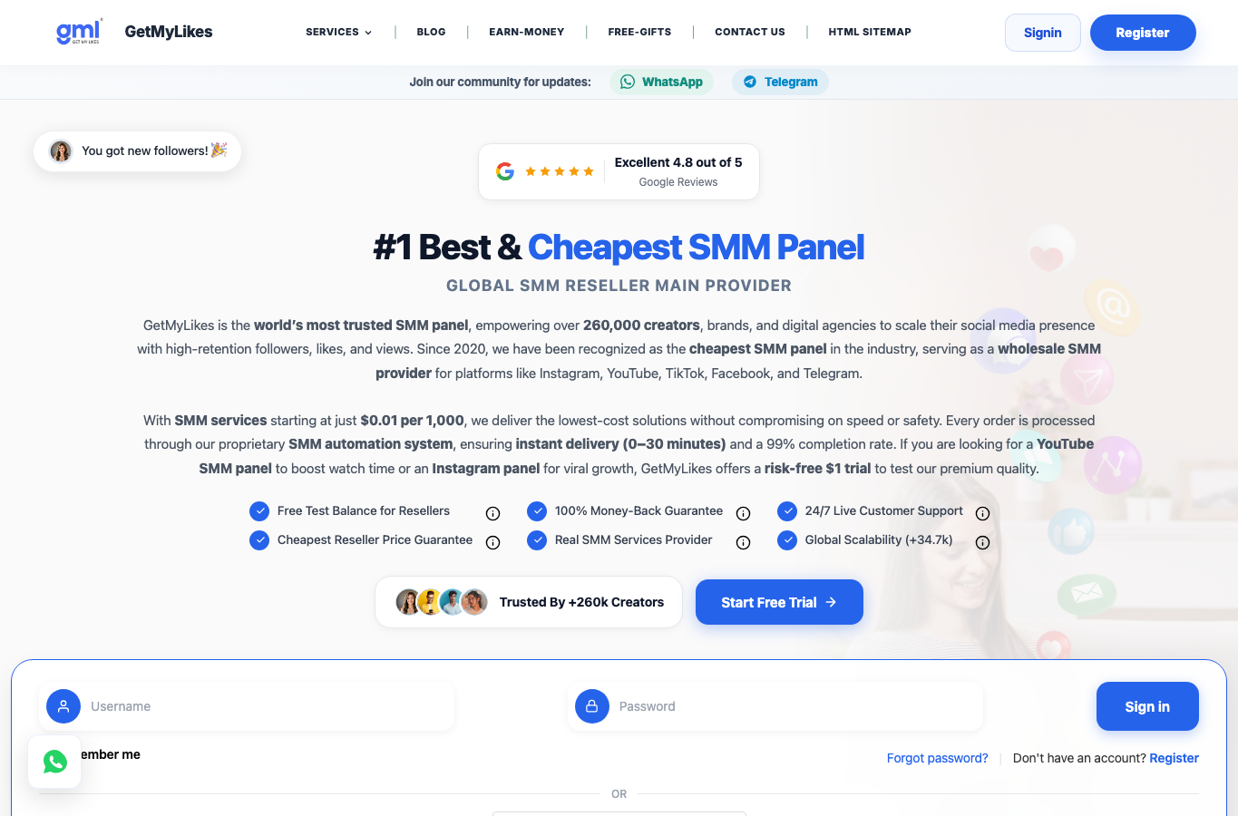 Best SMM Panel - GetMyLikes
