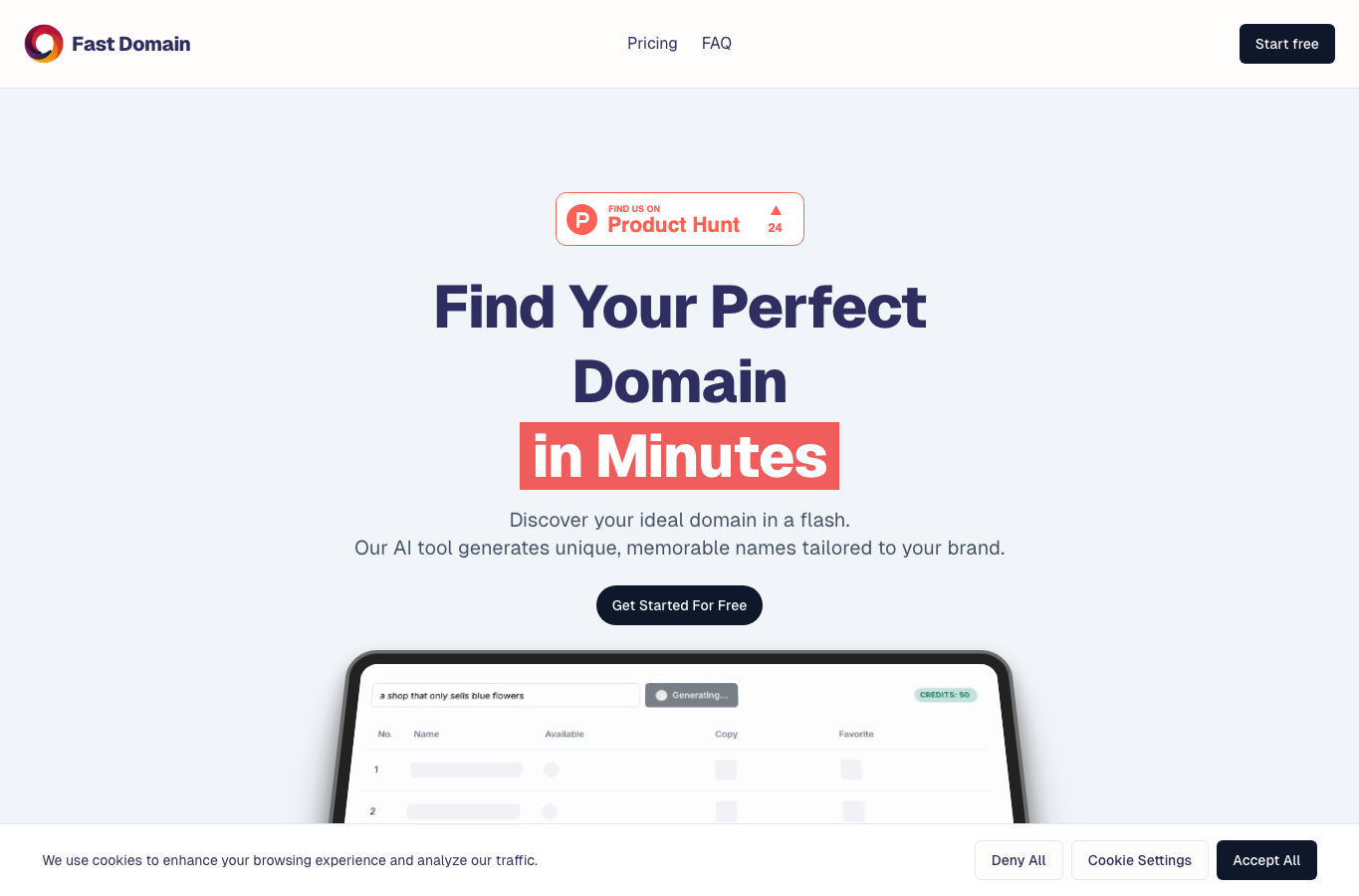 Fast Domain