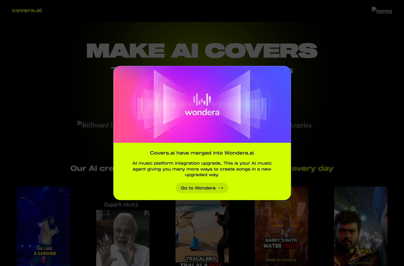 Covers AI