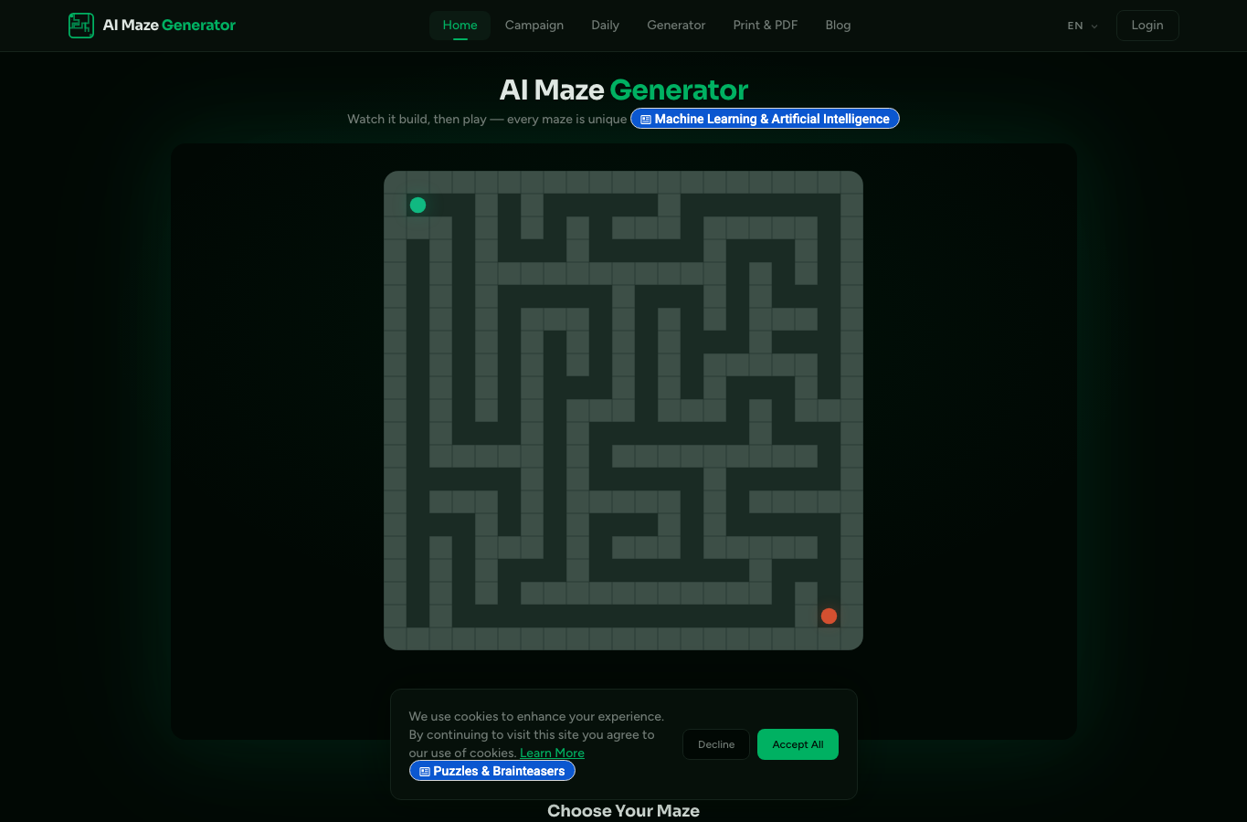 AI Maze Generator