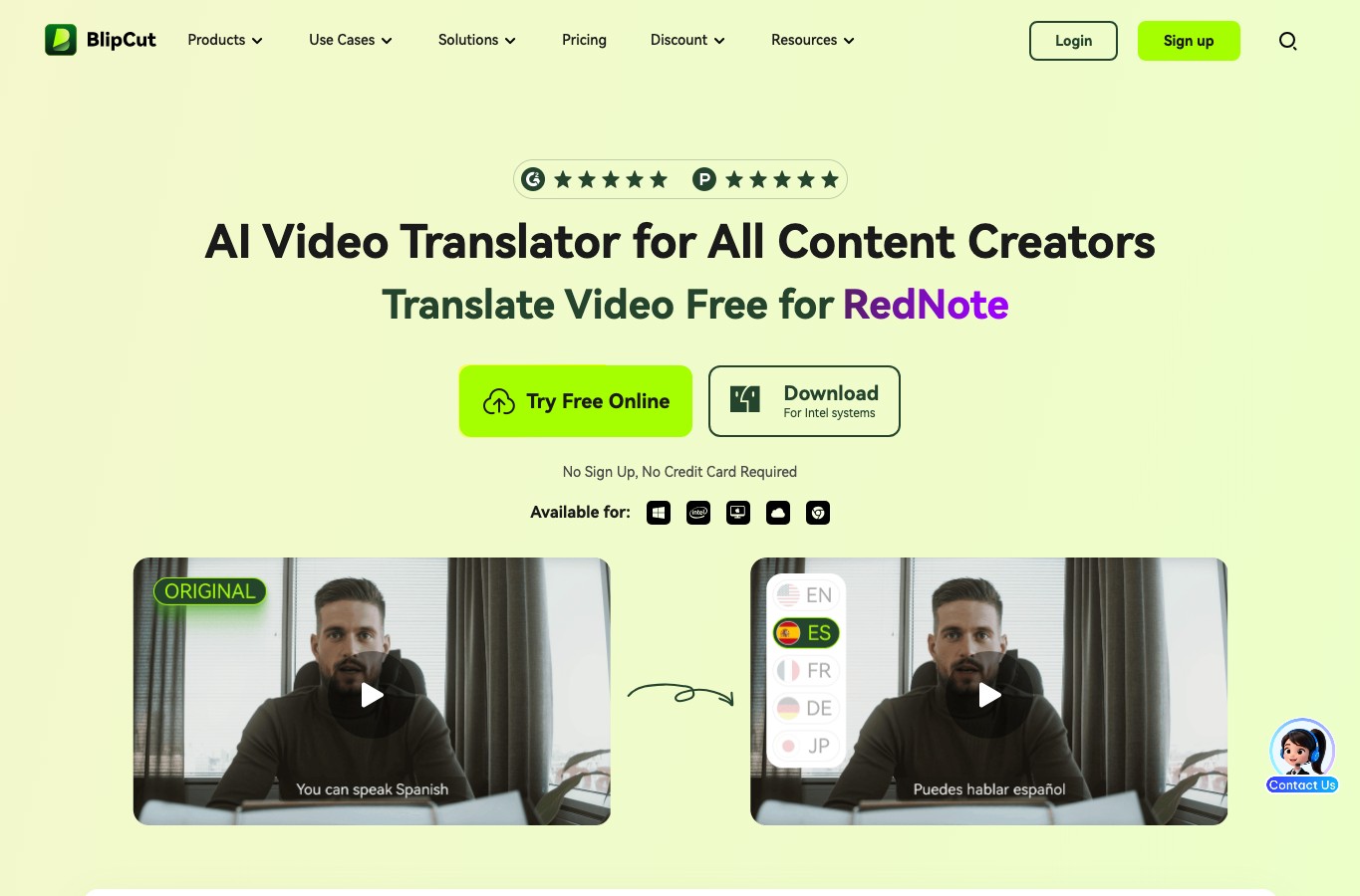 BlipCut AI Video Translator