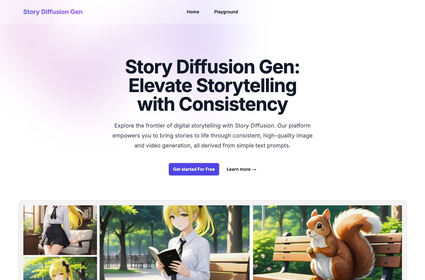 Story Diffusion Gen | Story Character
