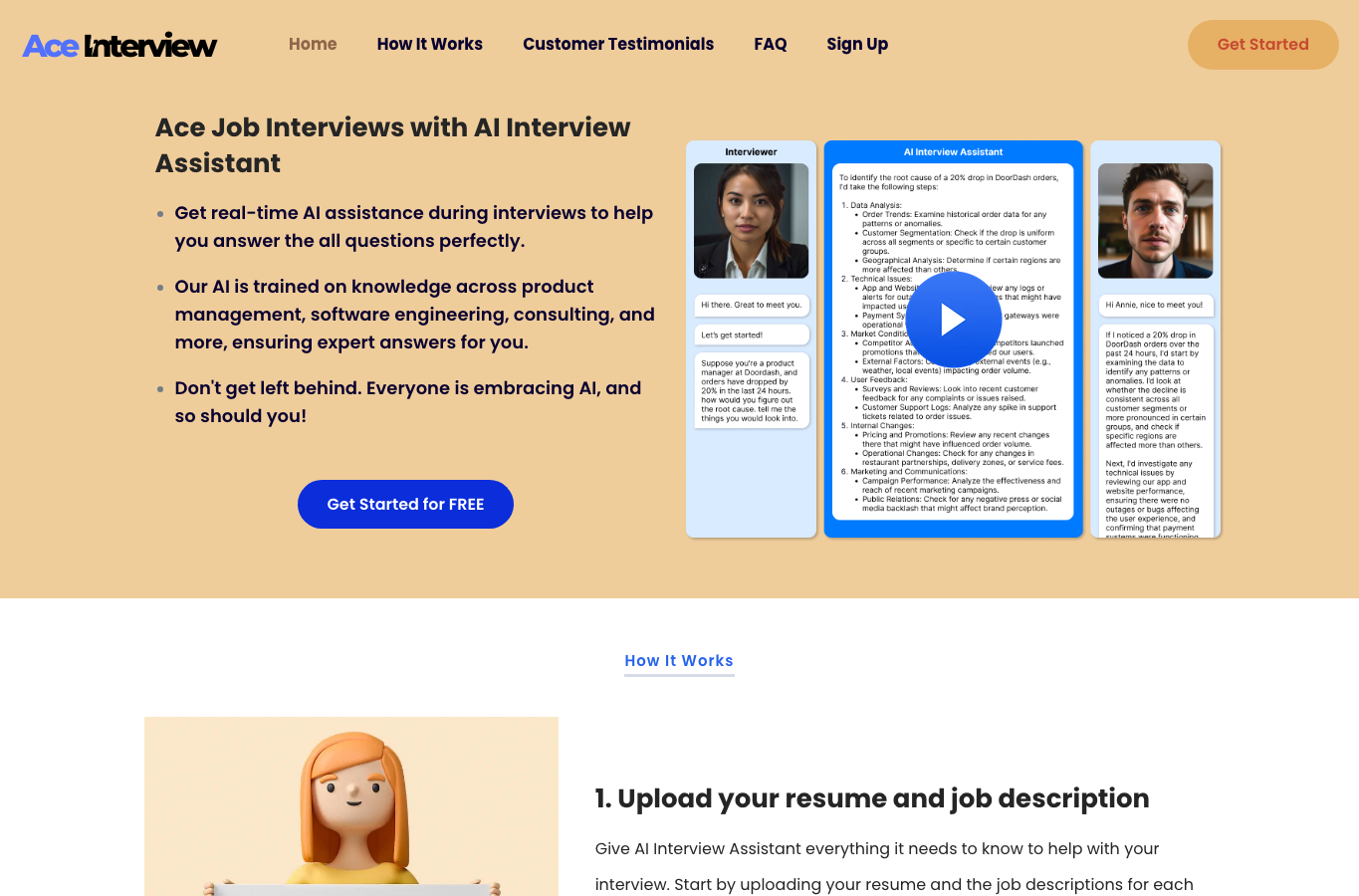 Ace Interview - AI Interview Assistant