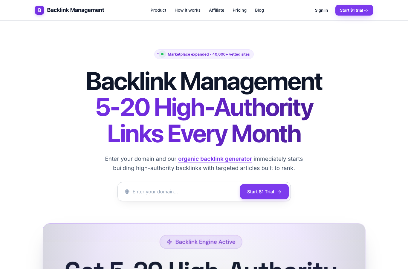 Backlink Management