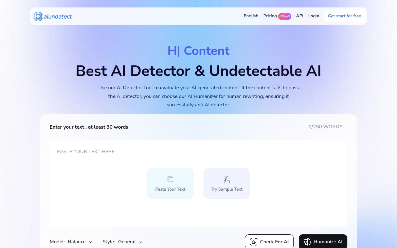 AI undetect