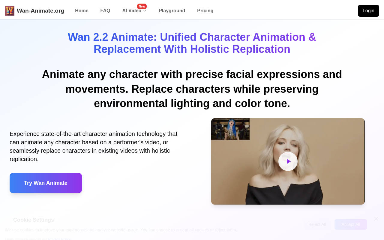 Wan 2.2 Animate