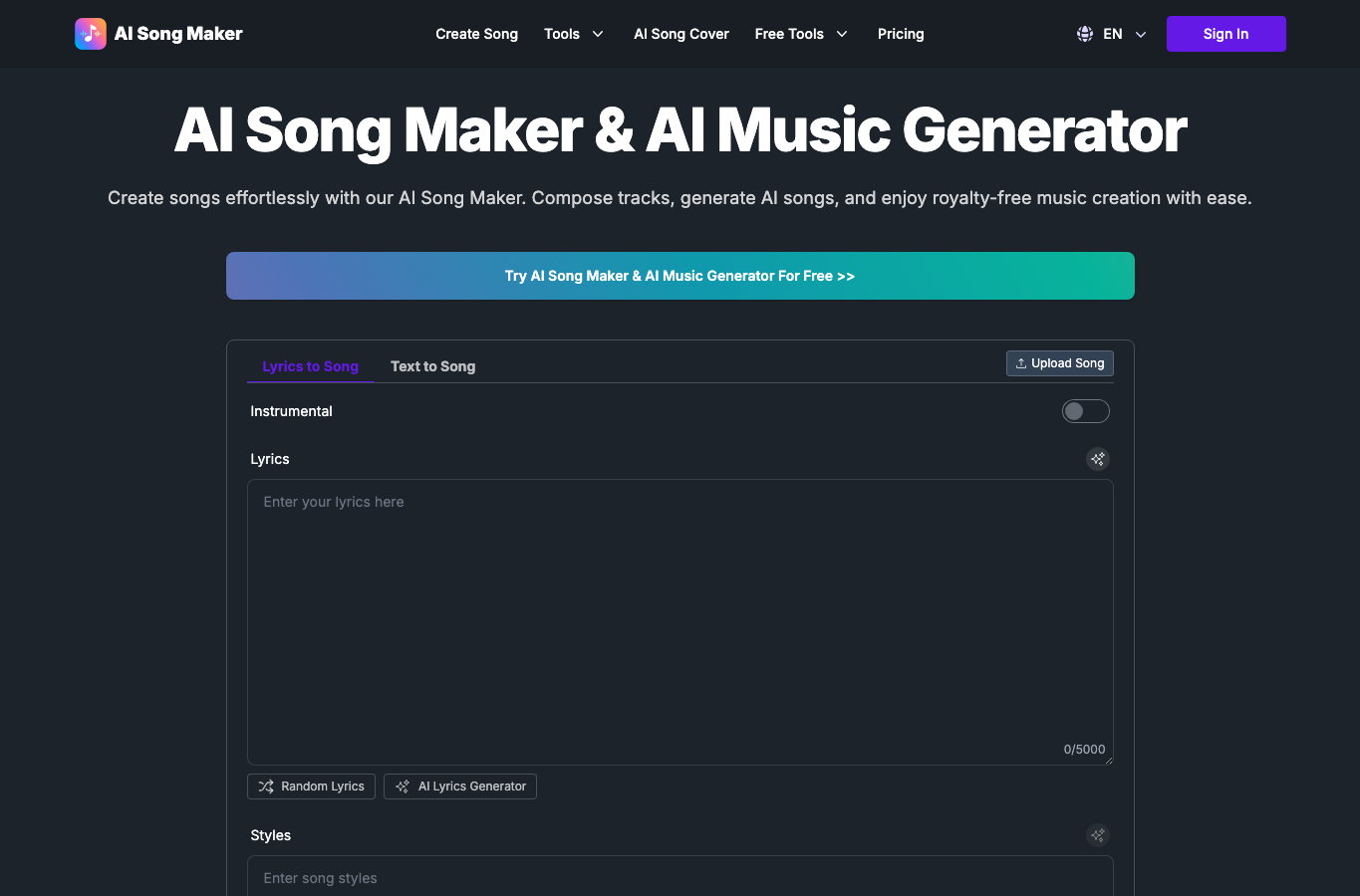 AI Song Maker