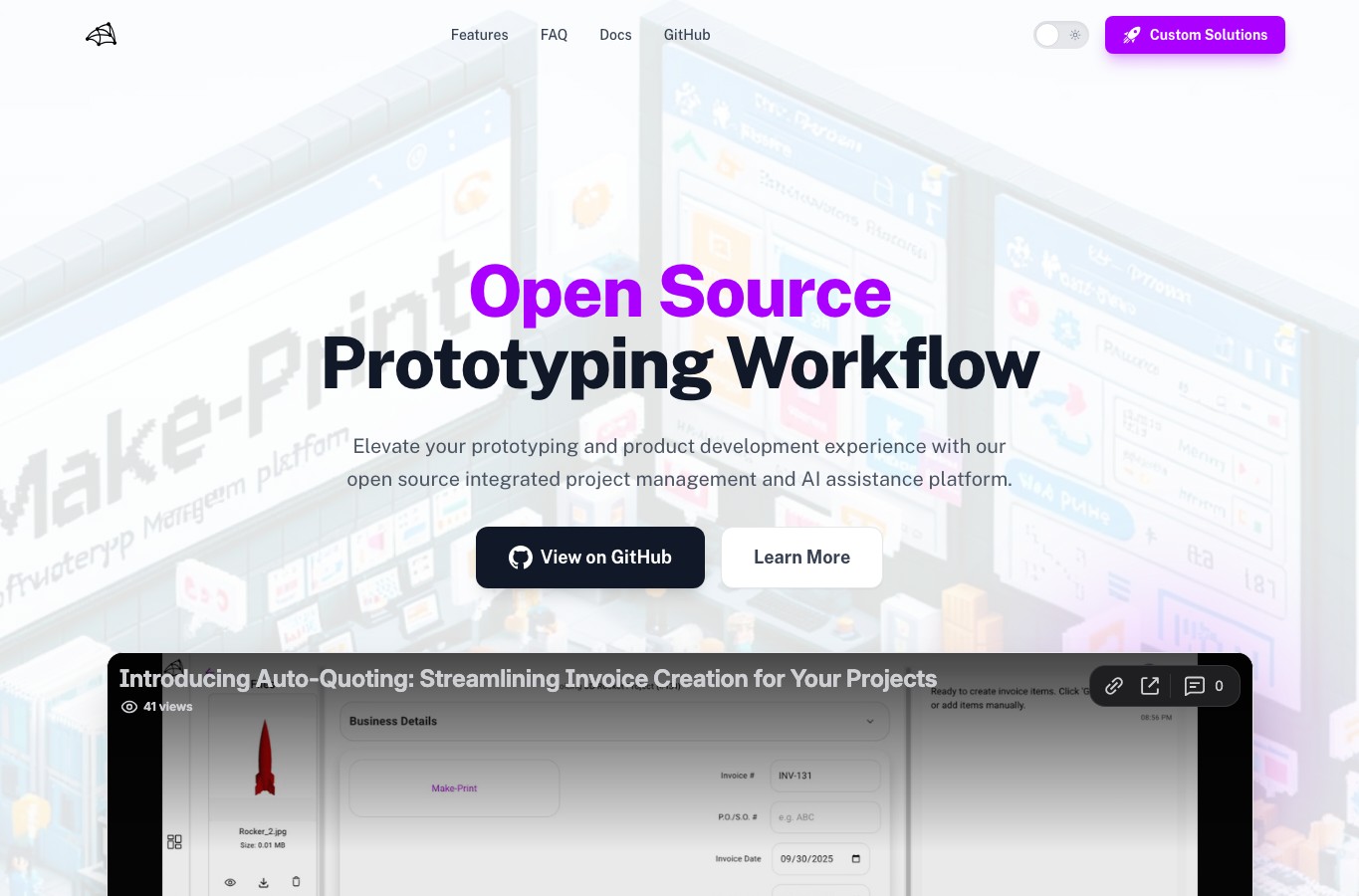 Make-Print Platform