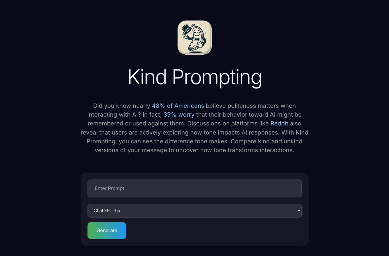 Kind Prompting
