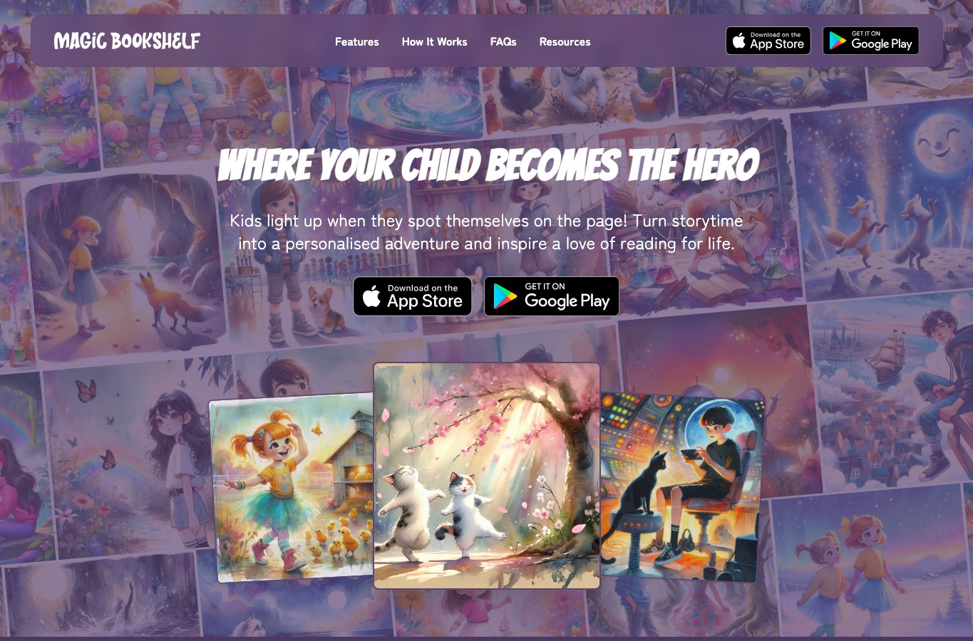 Magic Bookshelf - AI Stories