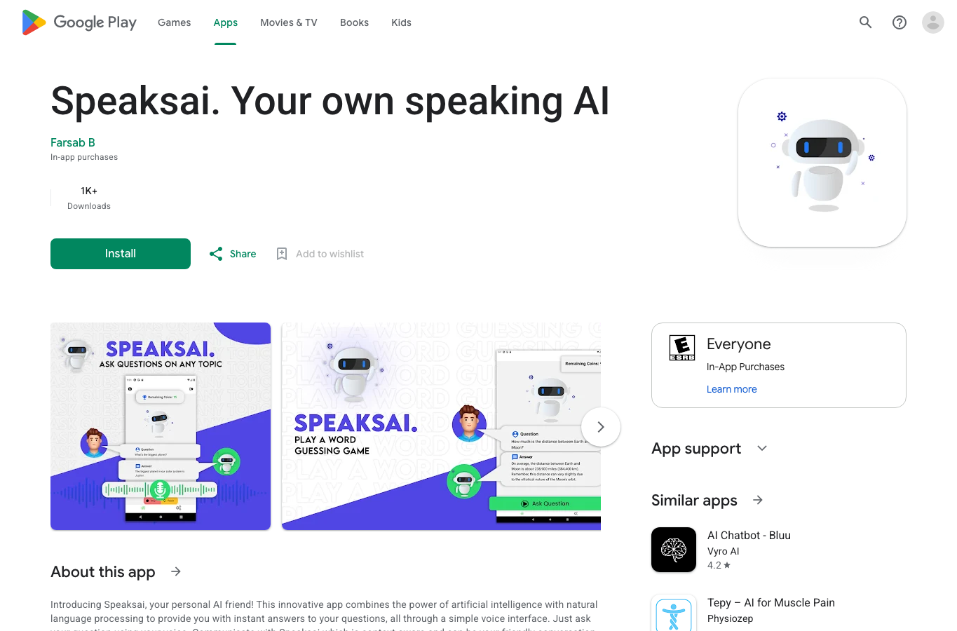 Speaksai (TalkerAI)