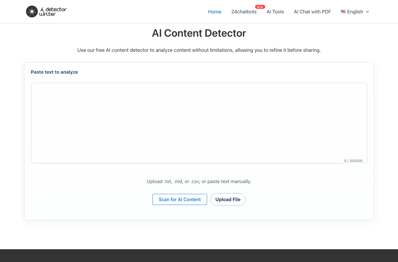 AI Detector Writer