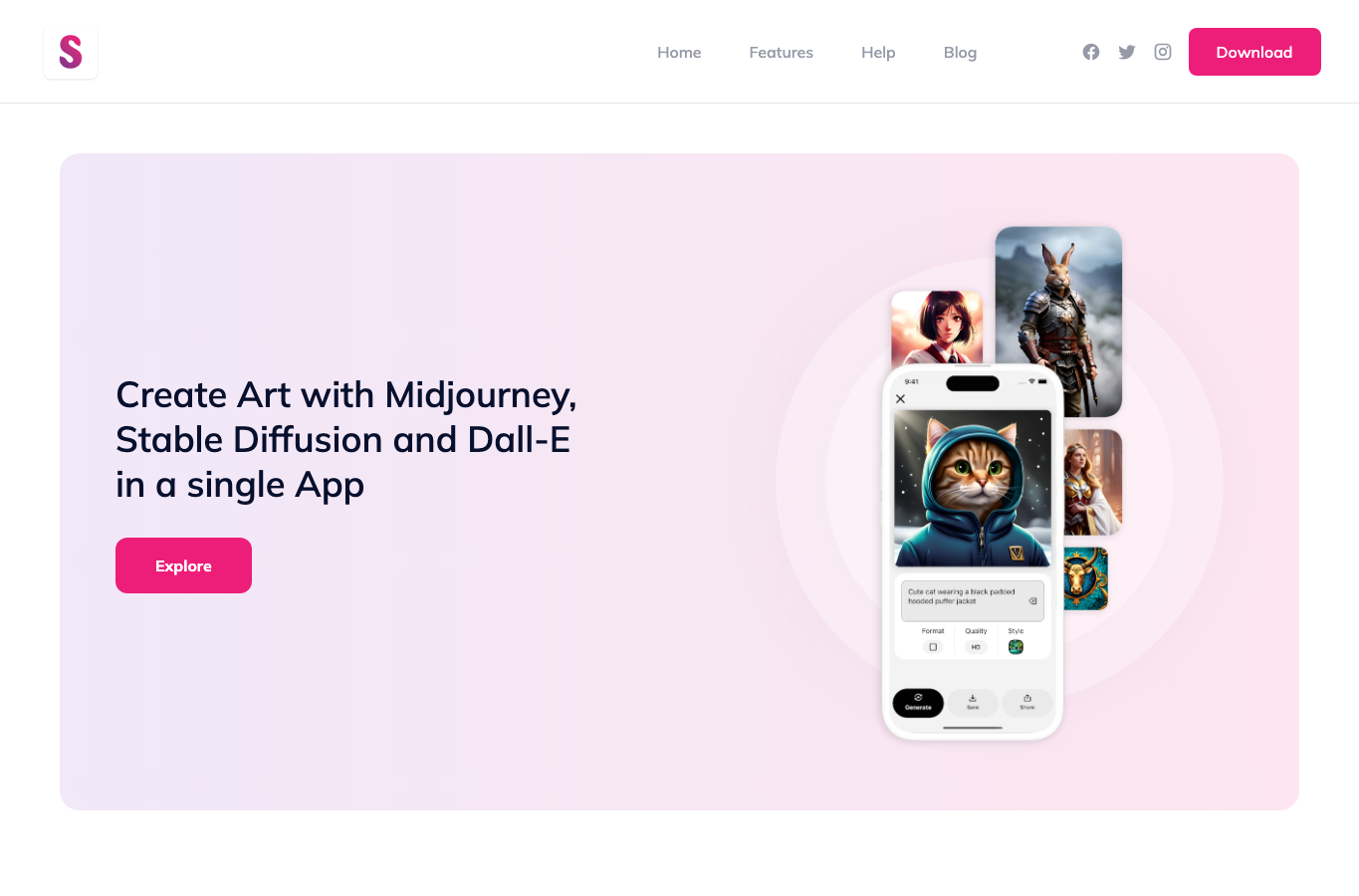 Splend: AI Art Generator & NFT