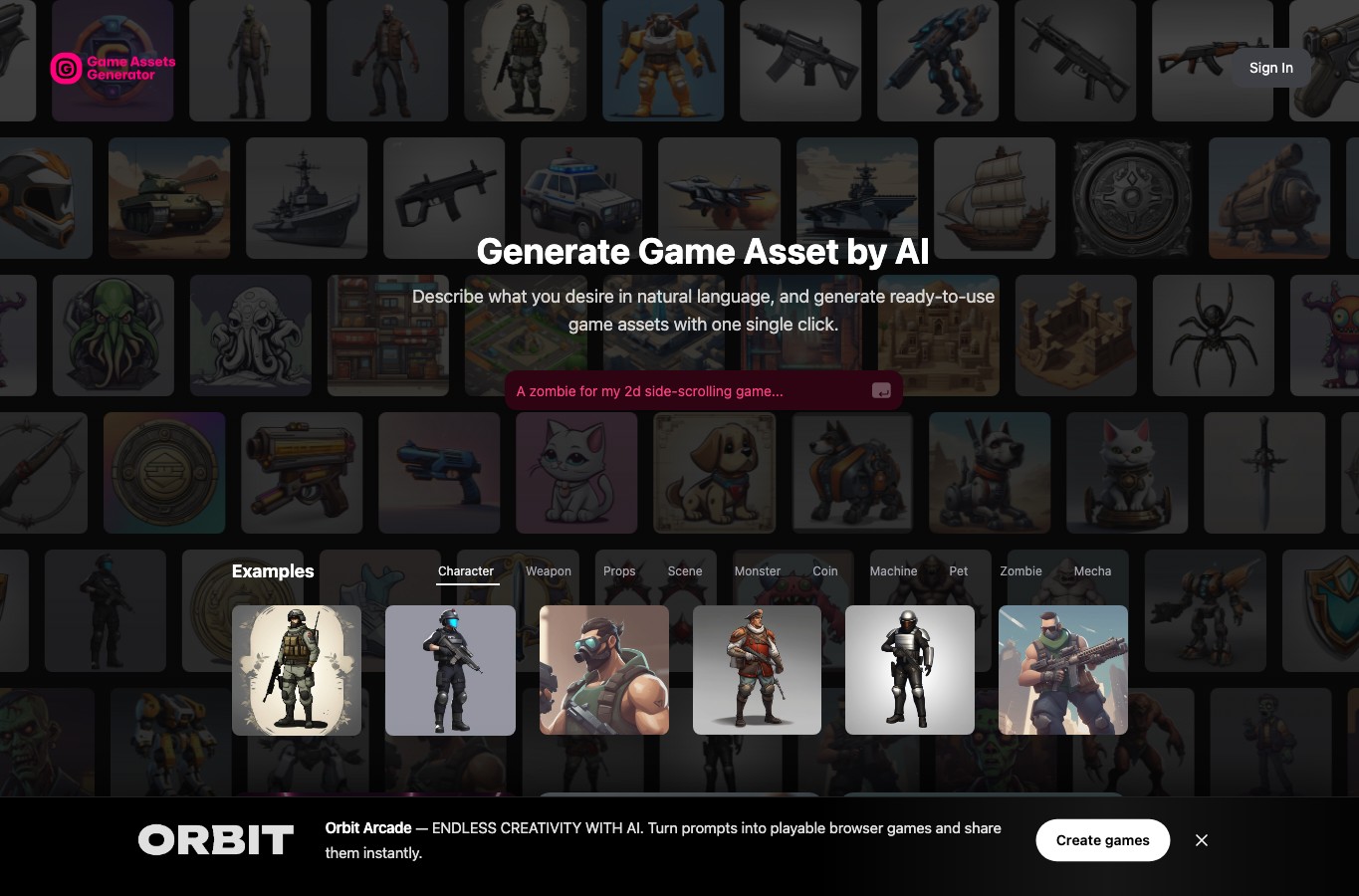 Game Assets Generator