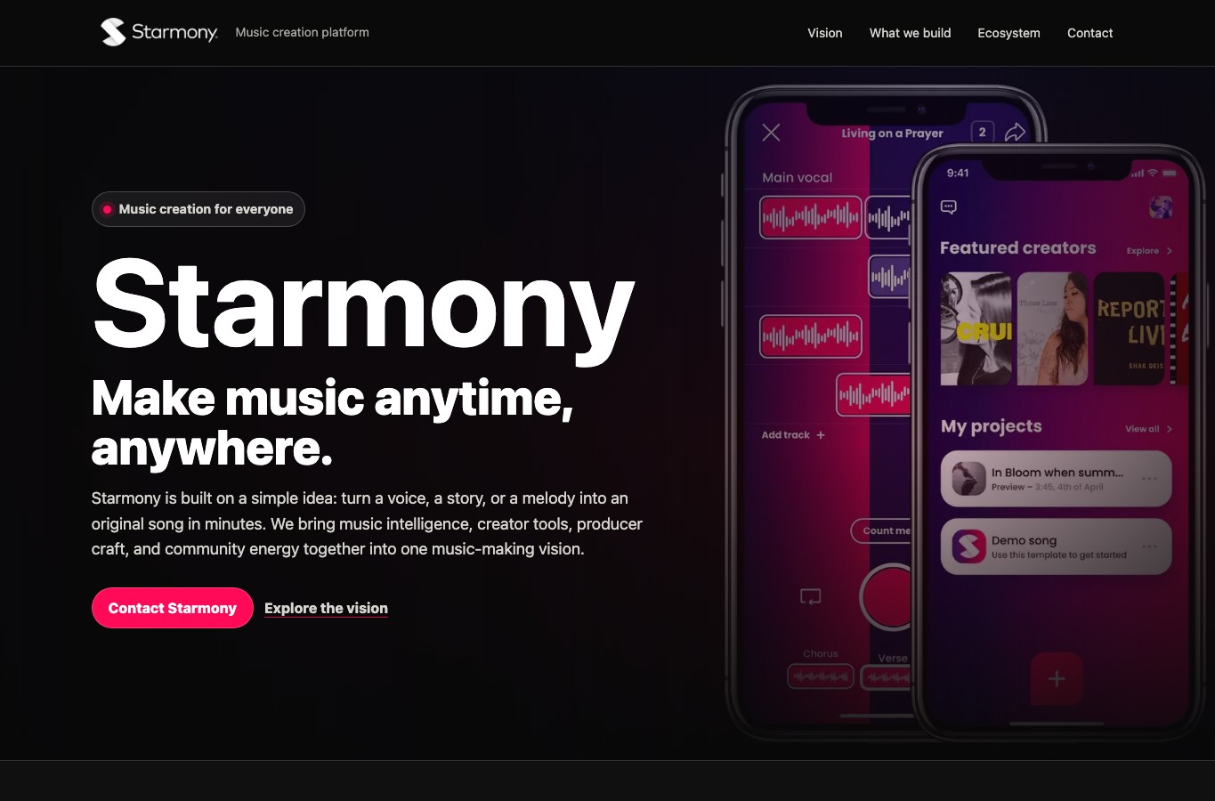 Starmony (AI Music Studio)