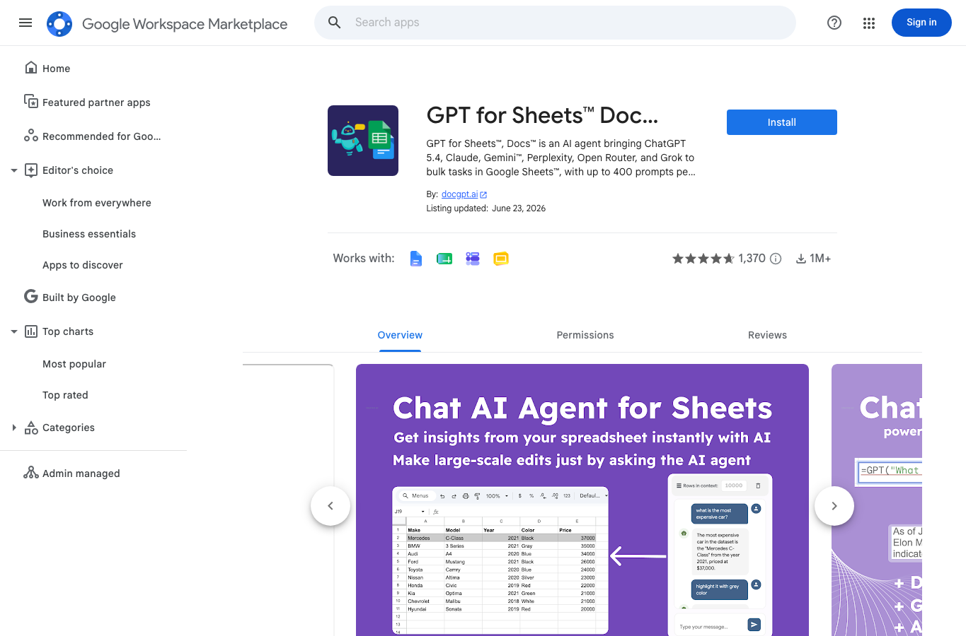 DocGPT AI Writer for Docs
