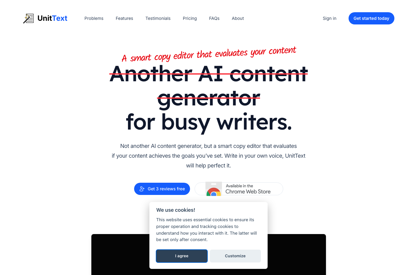 UnitText - AI copy editor