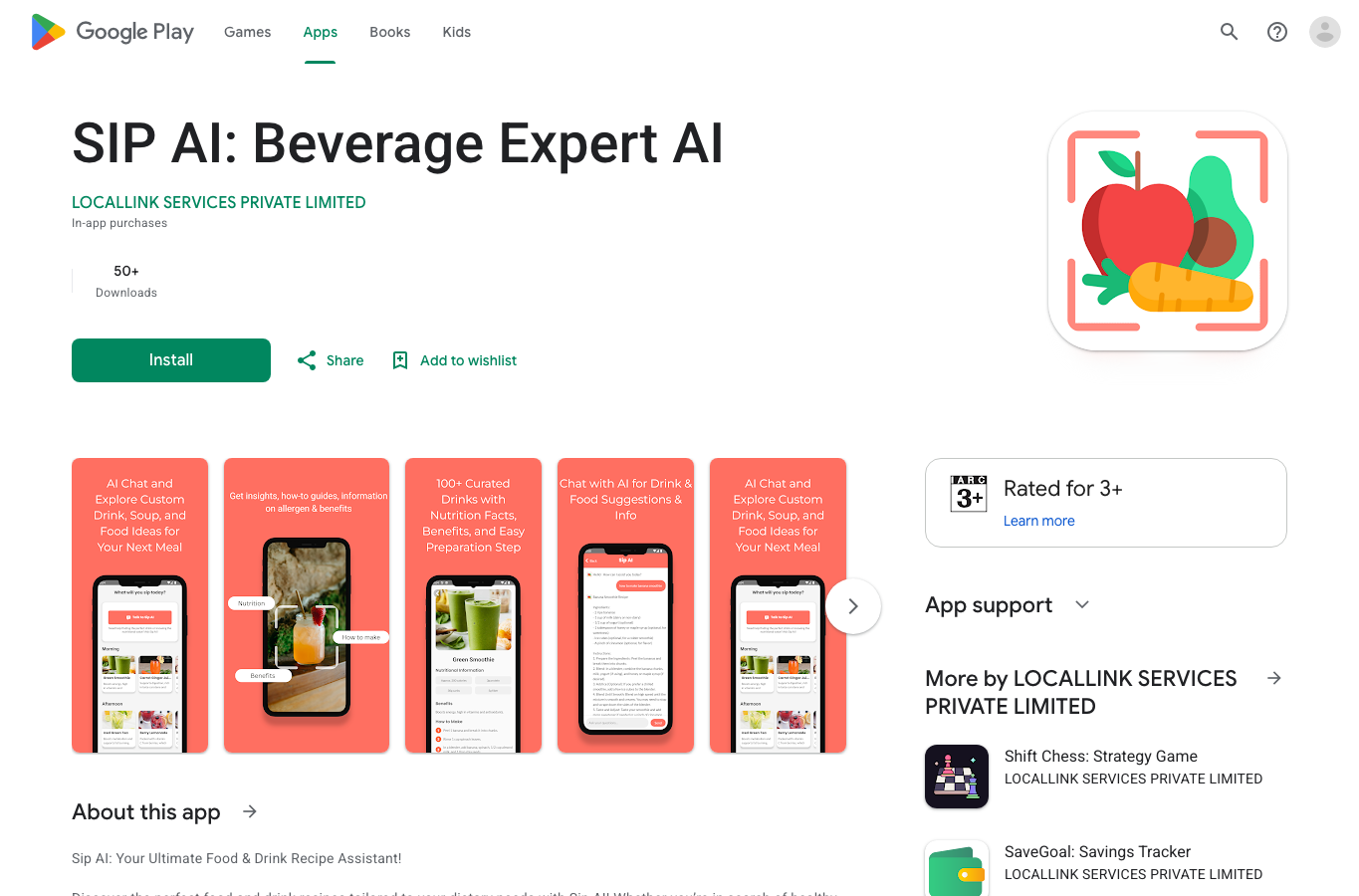 SIP AI : Food & Drink AI