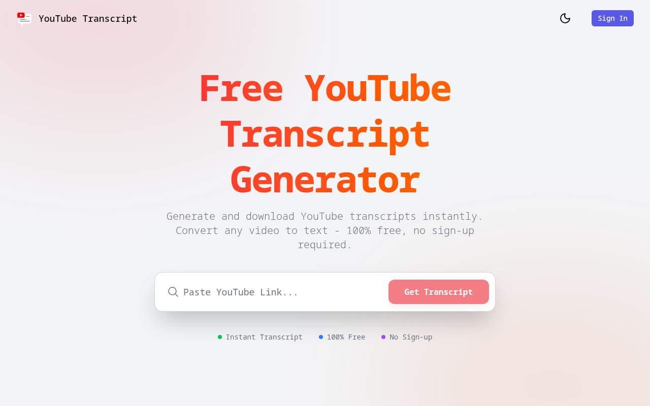 YouTube Transcript