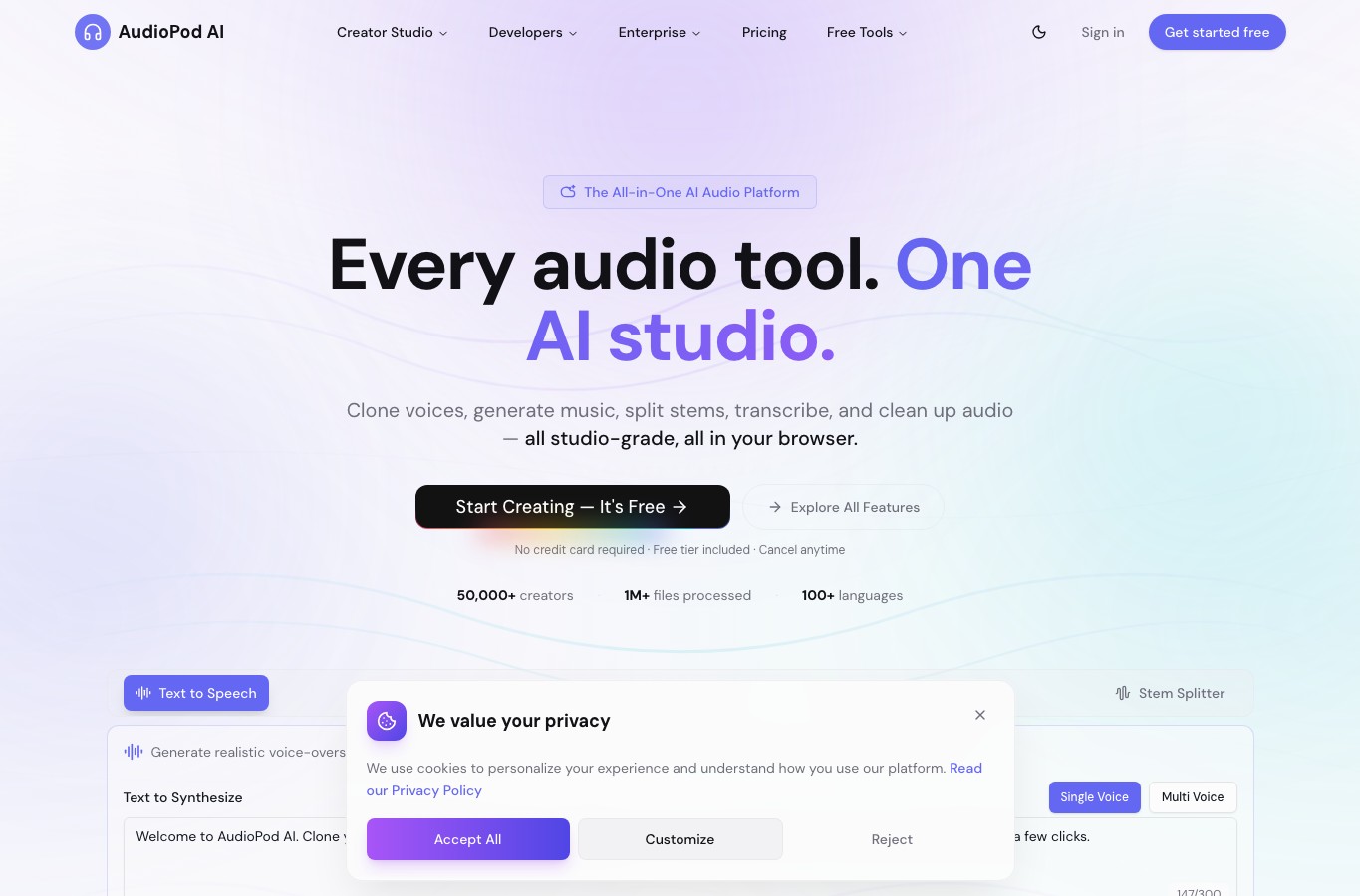 AudioPod AI