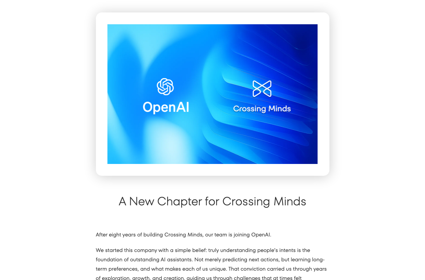 crossingminds.com