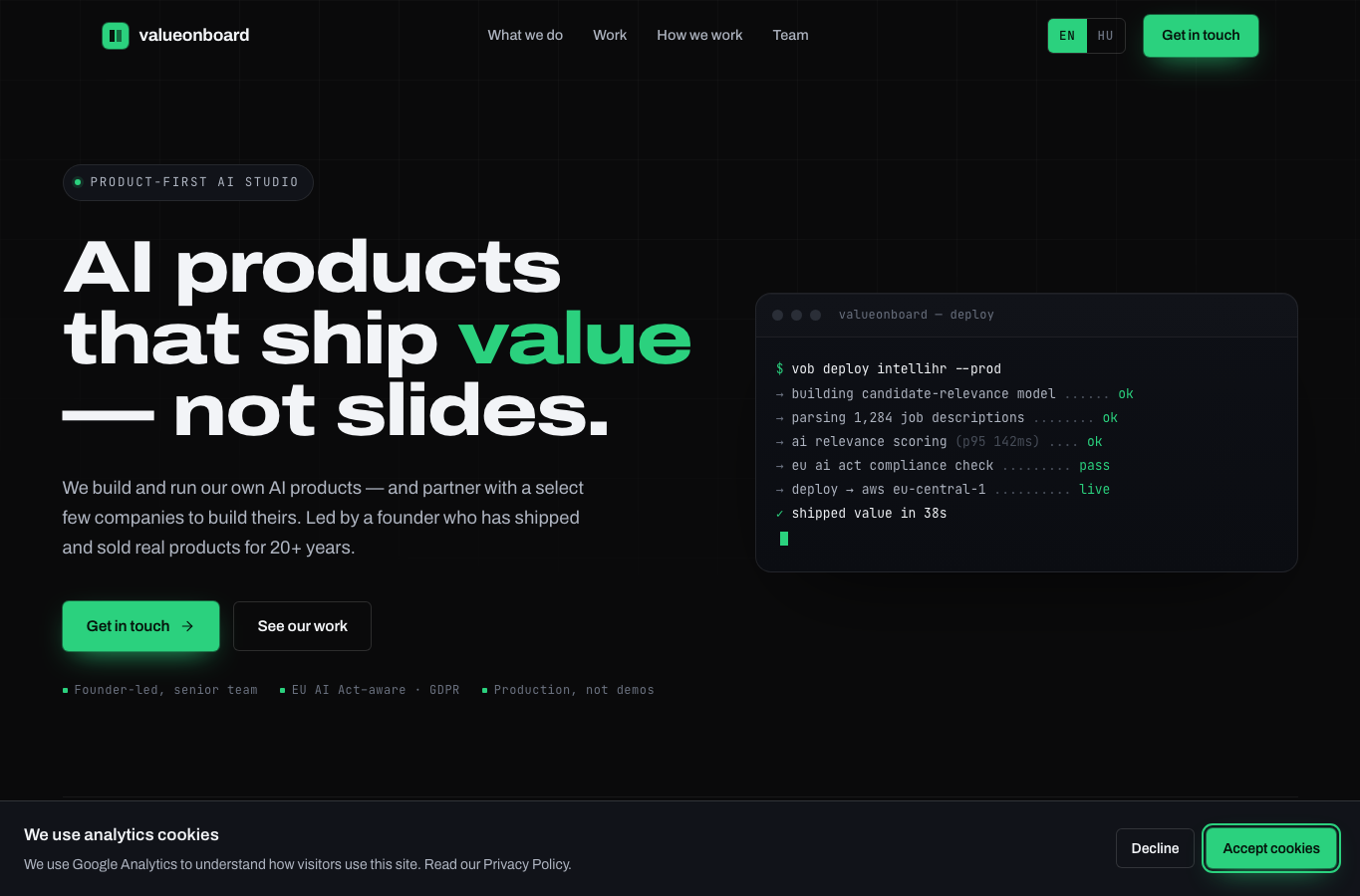 Value on Board