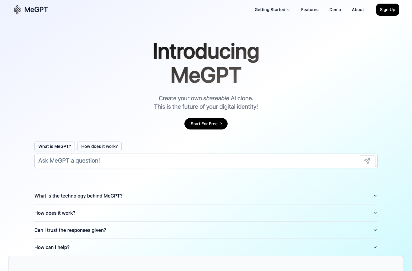 MeGPT