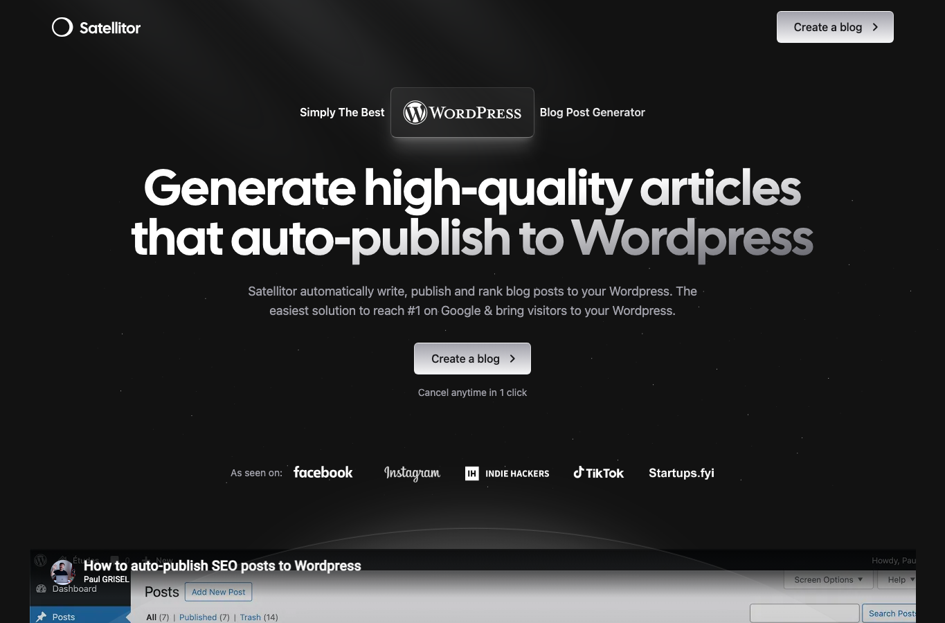 Satellitor for Wordpress