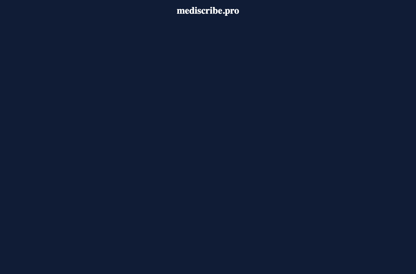 Mediscribe Pro