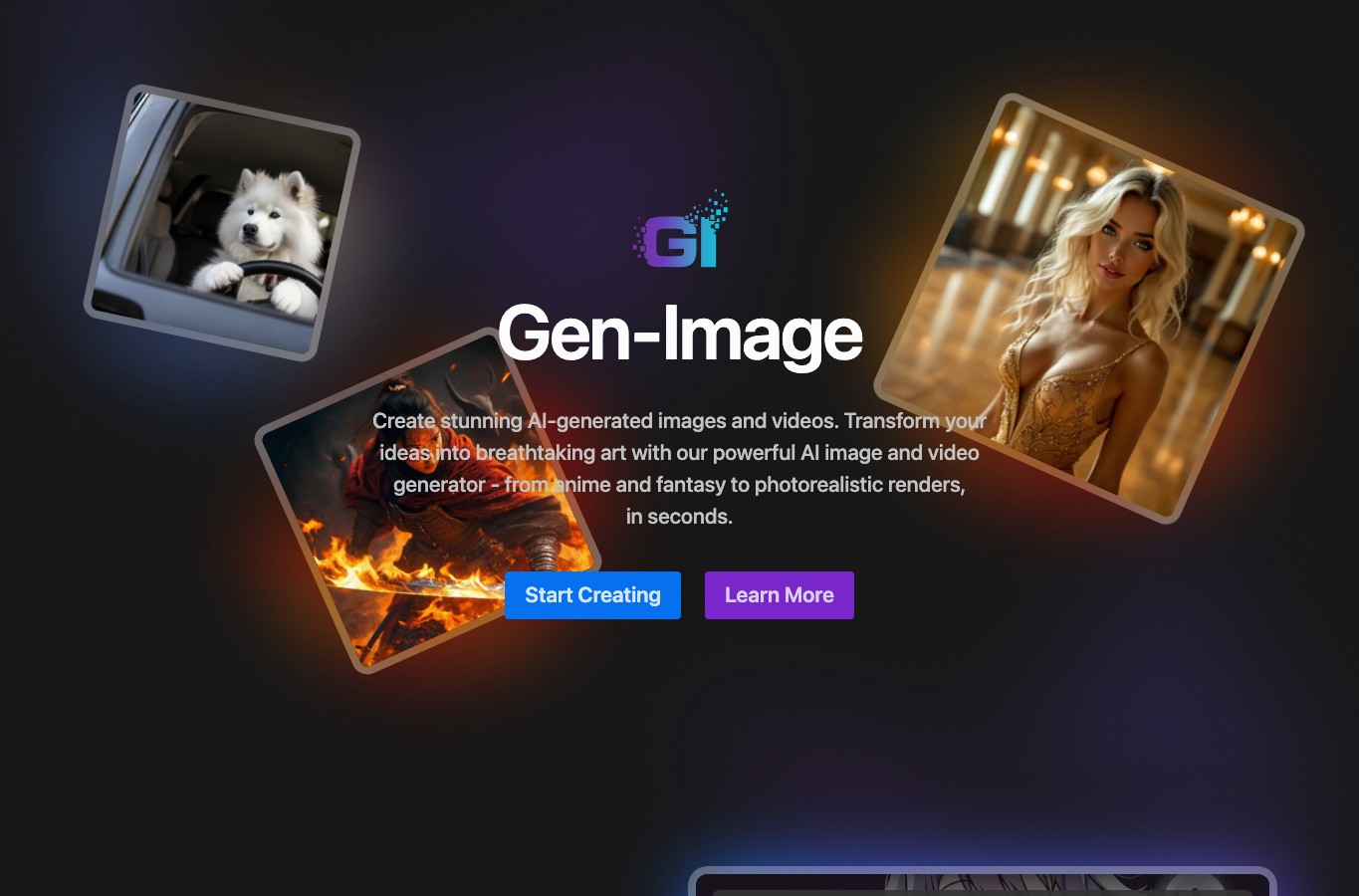 Machine learning generated images