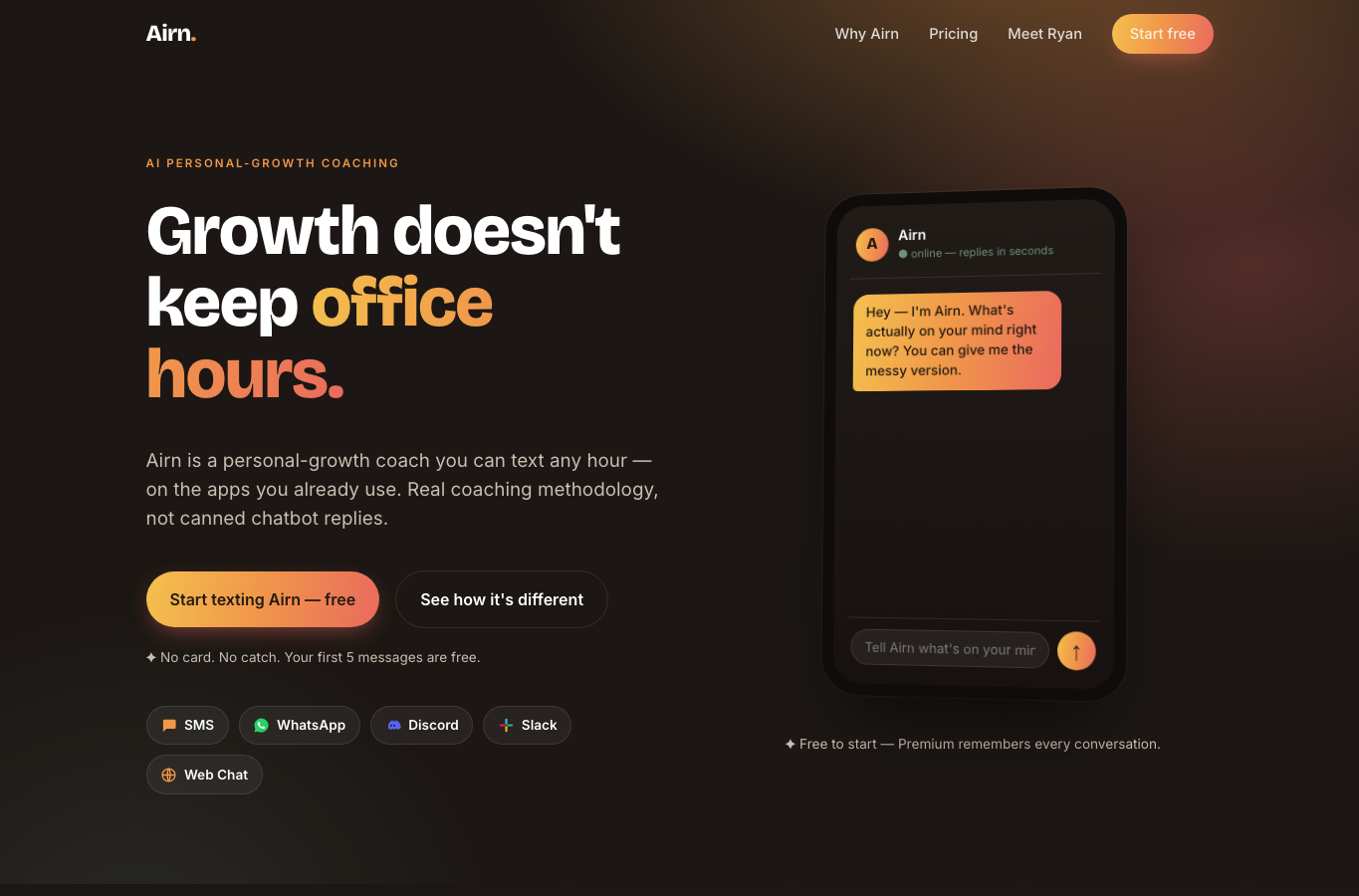 Airn - Your AI Personal Growth Coach