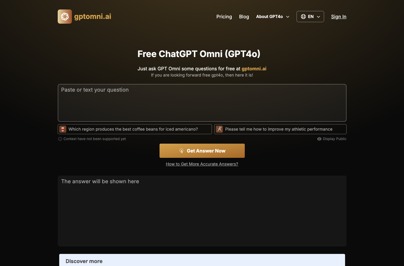 Free ChatGPT Omni