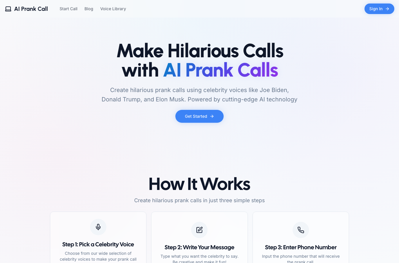 AI Prank Call