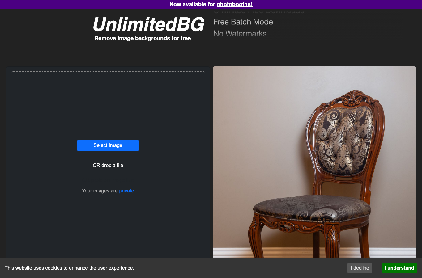 Unlimited BG AI Background Removal Tool