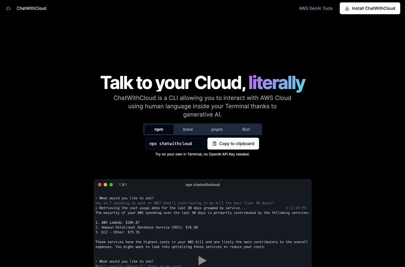 ChatWithCloud