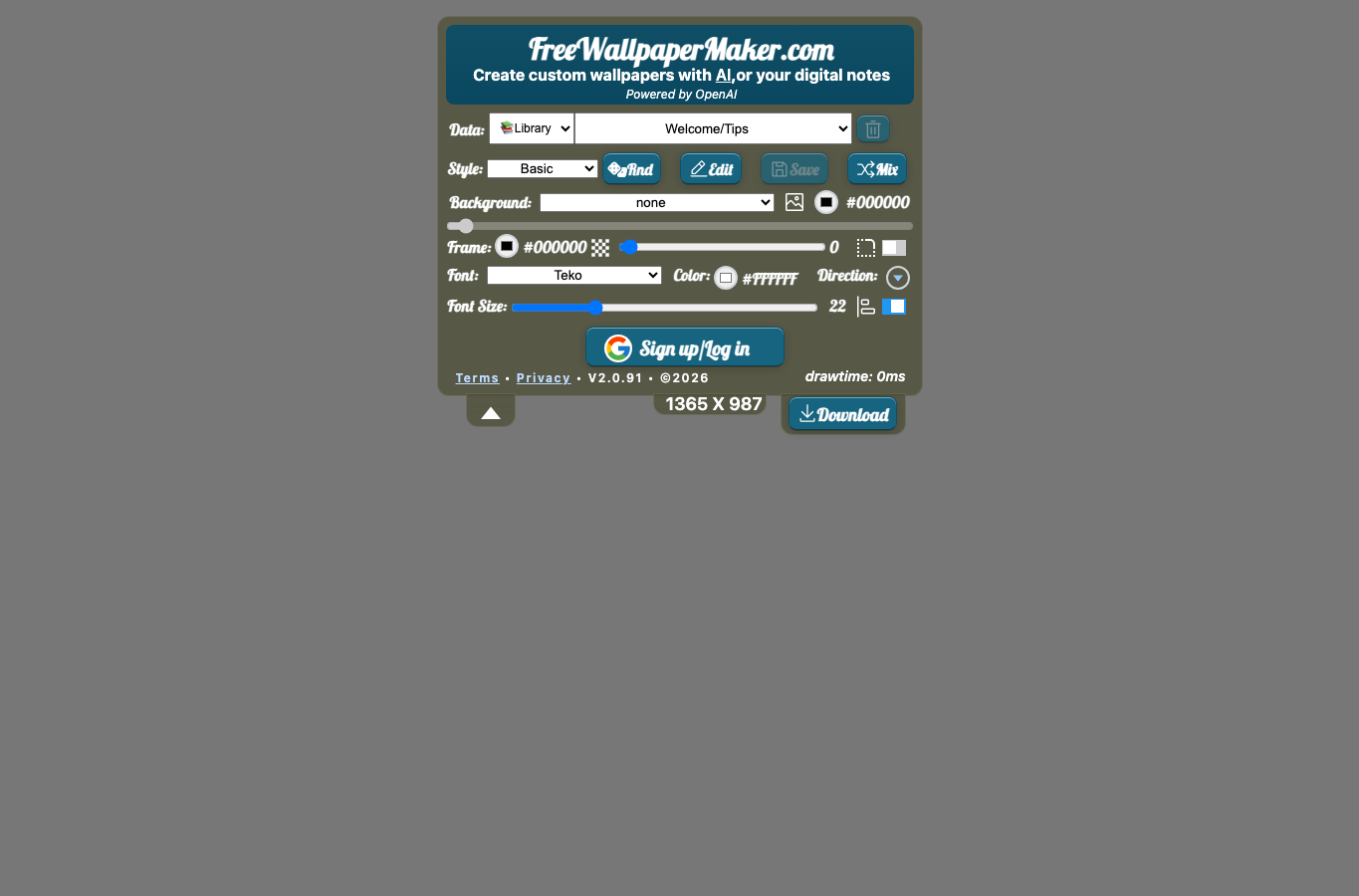 Free Wallpaper Maker